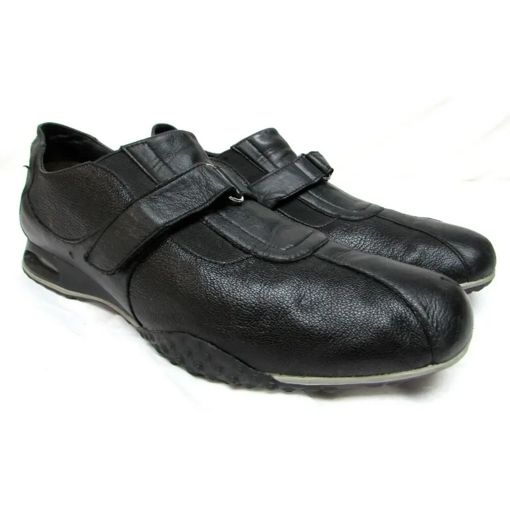 Cole Haan men's size 11.5 M black leather sneakers casual loafers